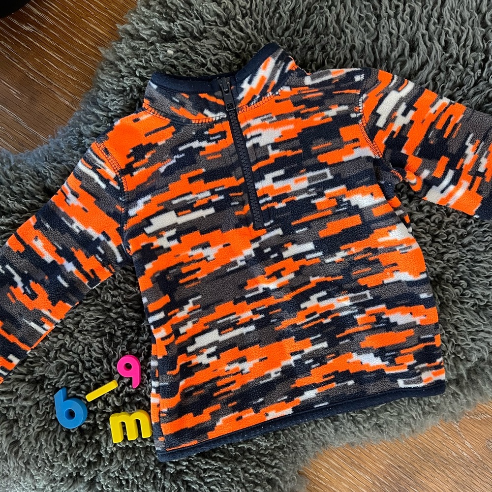 Graphic Half Zip Sweatshirt
